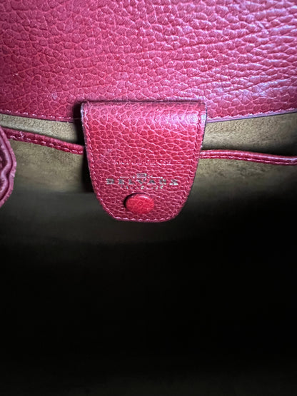 Delvaux Vintage Top Handle Red 1992