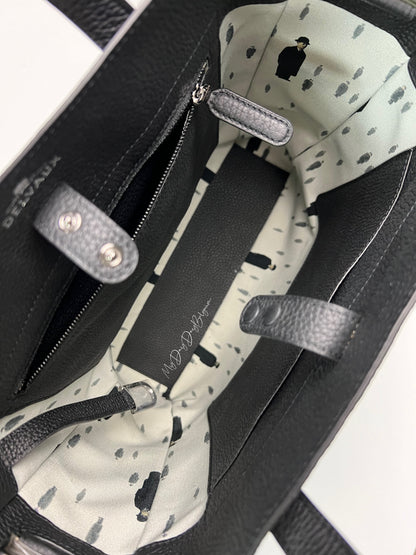Delvaux Magritte Tote Crossbody / Shoulder Bag Navy Blue 2019
