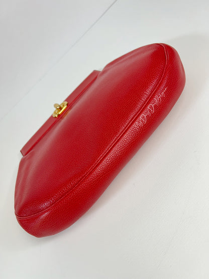 Delvaux Vintage Pochette Red 1996