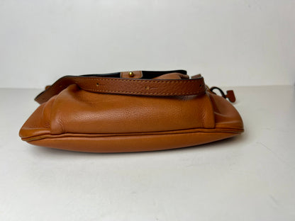 Delvaux Vintage Crossbody / Shoulder Bag Camel 1990's