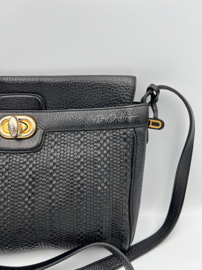 Vintage Delvaux toile de cuir 1992 MM