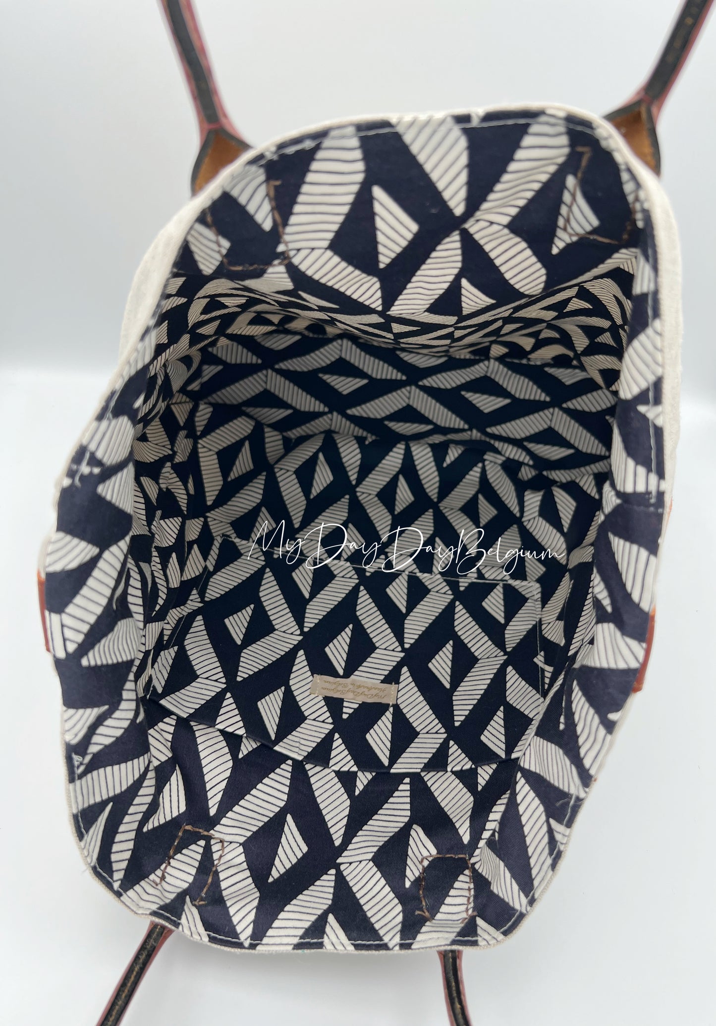 Upcycled Delvaux heritage Tote long handle - 2025 limited Pouliche collection