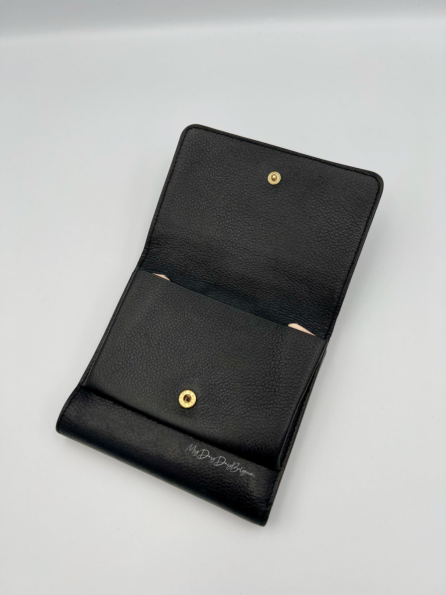 Delvaux wallet black 1990's