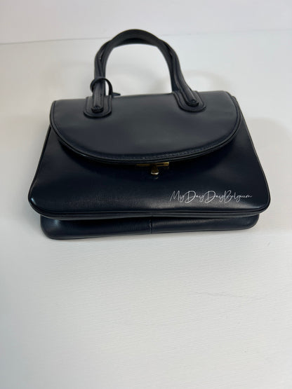 Delvaux Vintage Top Handle Navy 1966