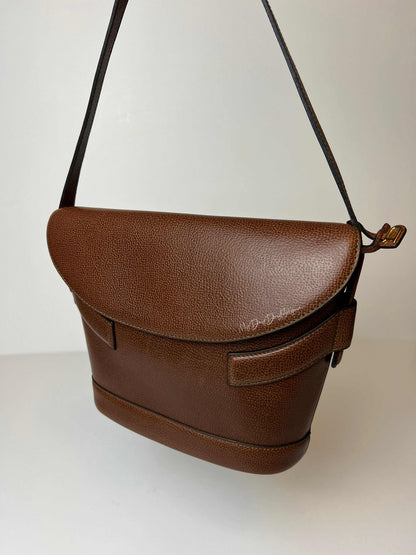 Delvaux Vintage Crossbody / Shoulder Bag Cognac 1998