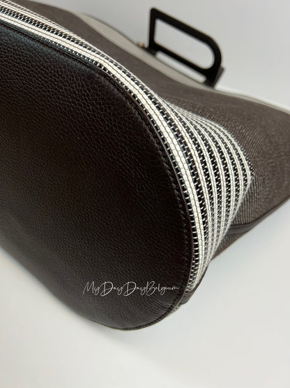 Delvaux D to D Tote Shoulderbag Black / Grey / White 2018