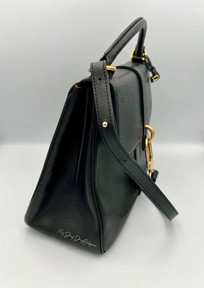 Delvaux Gin Fizz Crossbody / Shoulder Bag Black 1998