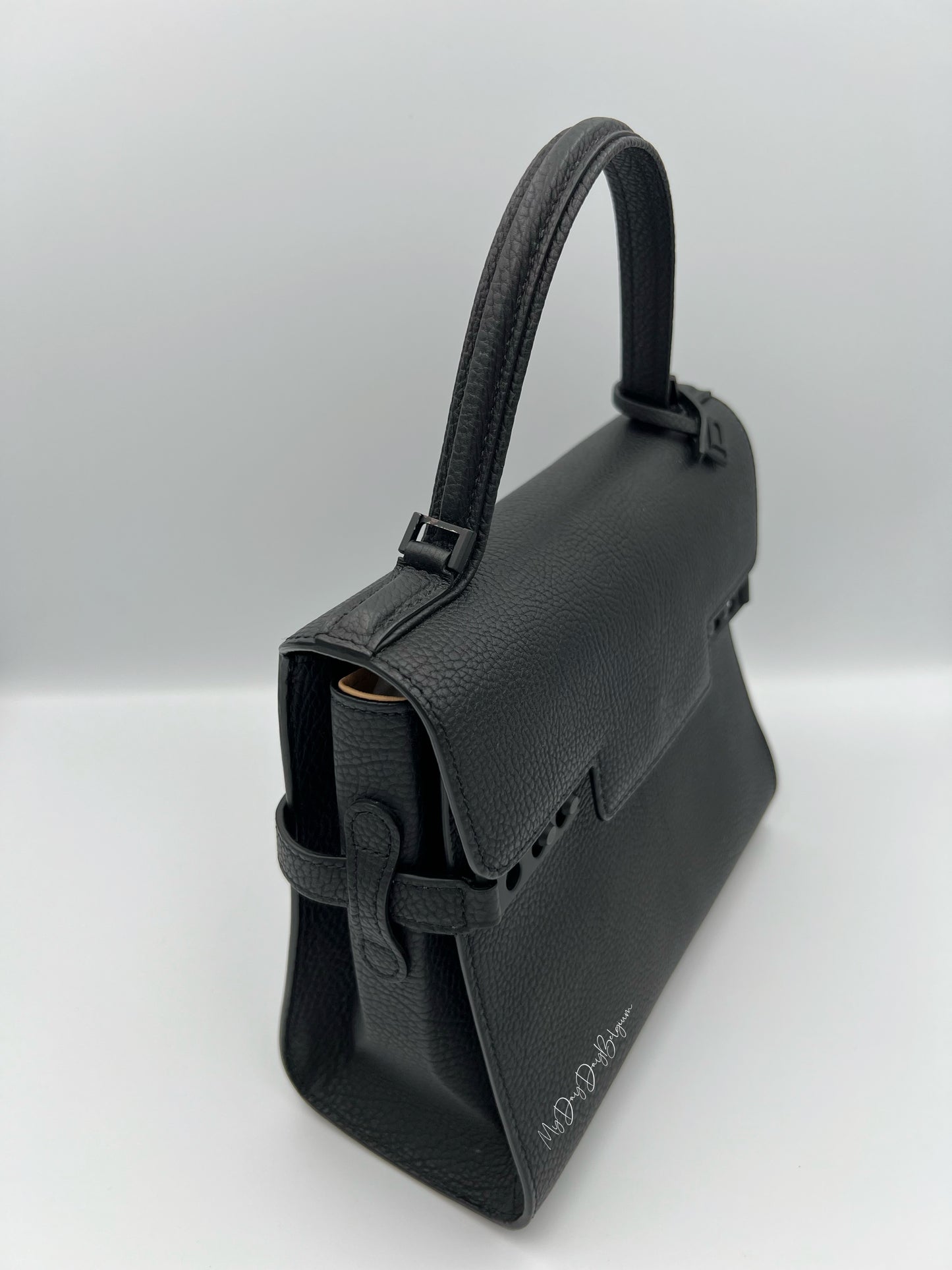Delvaux Tempête PM so black limited edition crispy calf 2022