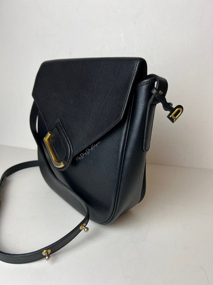 Delvaux Vintage Crossbody / Shoulder Bag Navy Blue 1990's