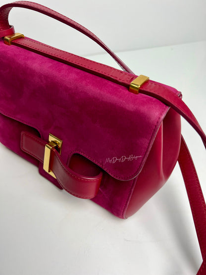 Delvaux Simplissisme City PM Crossbody / Shoulder Bag Framboise 2016
