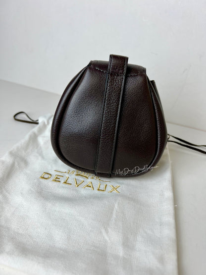 Delvaux Cerceau miniature belt purse bag black 1990's