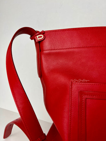 Delvaux Le Pin Crossbody / Shoulder Bag Red 2021