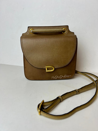 Delvaux Vintage Crossbody / Shoulder Bag Camel 1980's