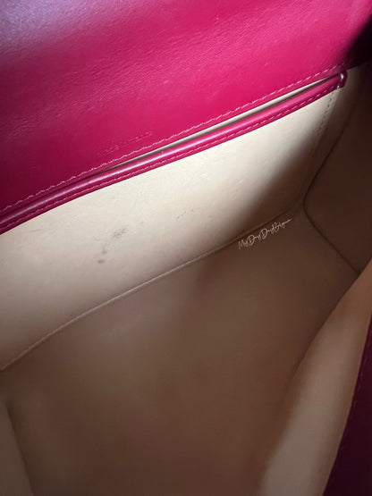 Delvaux Simplissisme City PM Crossbody / Shoulder Bag Framboise 2016