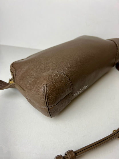 Delvaux Vintage Crossbody / Shoulder Bag Taupe 2008