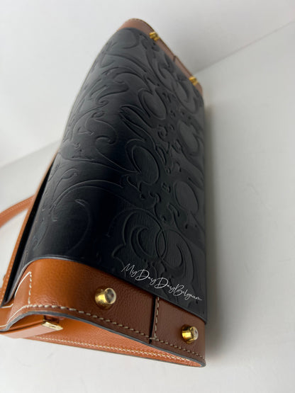 Delvaux Illusion Top Handle Black / Camel 1999