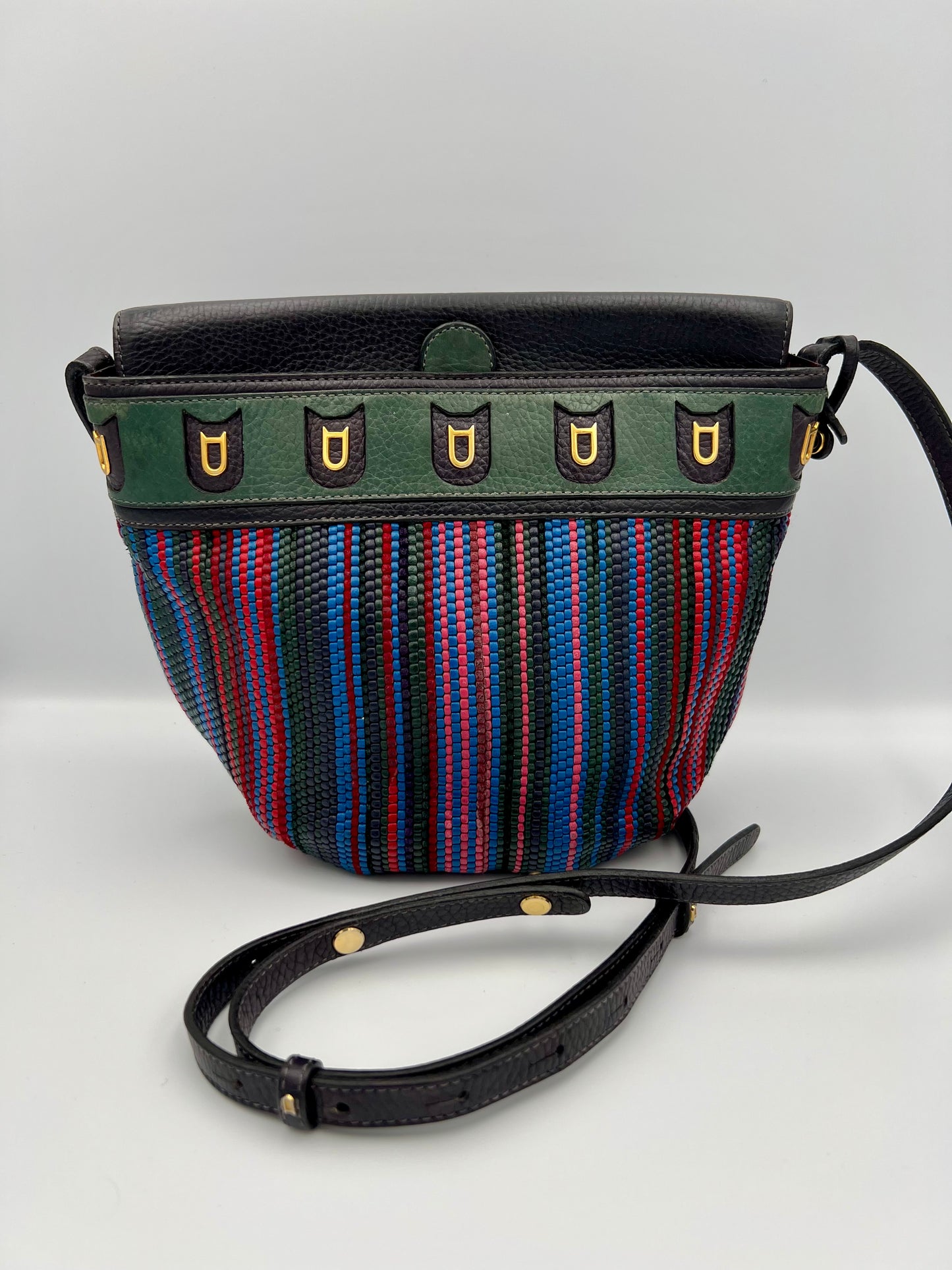 Delvaux toile de cuir