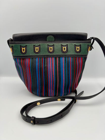 Delvaux toile de cuir