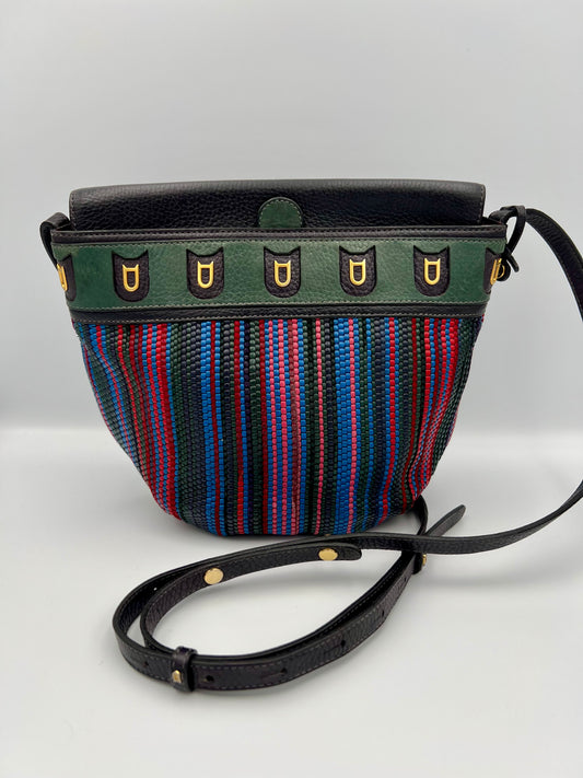 Delvaux toile de cuir