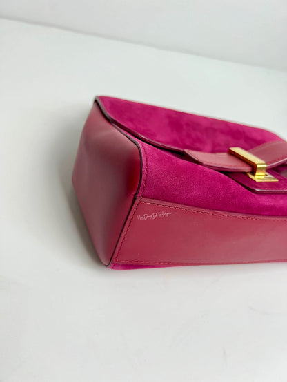 Delvaux Simplissisme City PM Crossbody / Shoulder Bag Framboise 2016