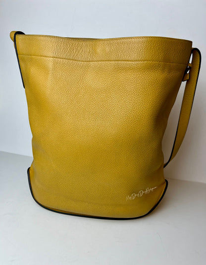 Delvaux Le Pin Crossbody / Shoulder Bag Yellow Moutarde 1972