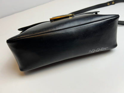 Delvaux Poirier Crossbody / Shoulder Bag Black 1977