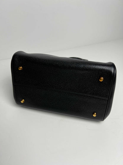 Delvaux Vintage Top Handle Black 1990's