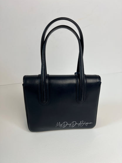 Delvaux Vintage Top Handle Navy 1966