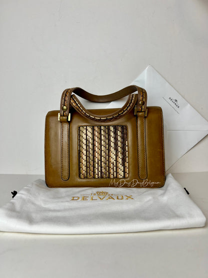 Delvaux Vintage Top Handle Brown 1965