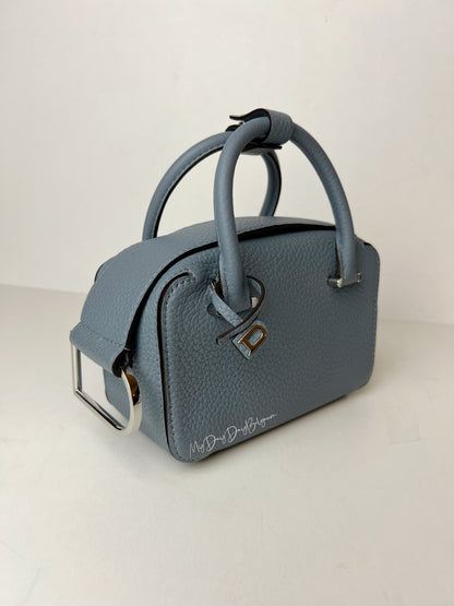 Delvaux Cool Box Crossbody / Shoulder Bag Blue Pacifique 2022