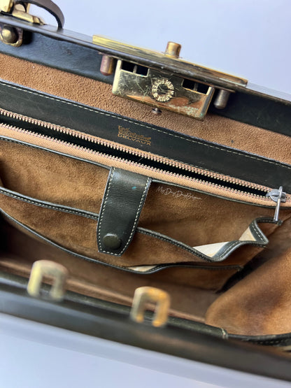 Delvaux Mon Grand Bonheur Top Handle Bronze / Green 1959