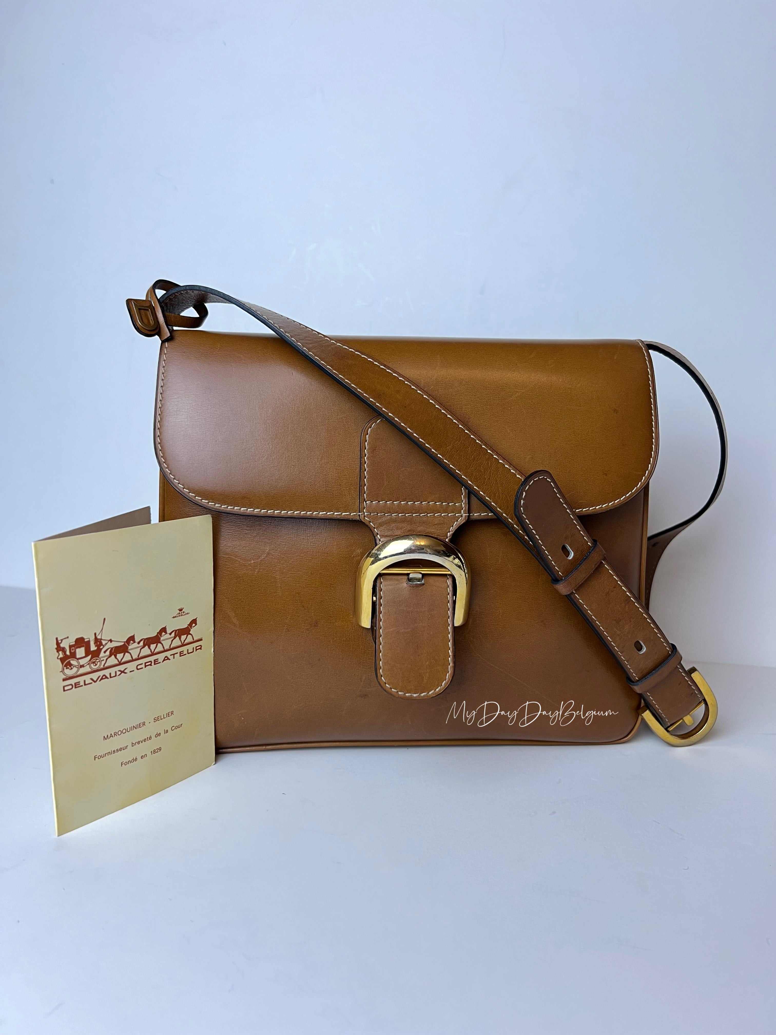 DELVAUX ×  BREVETE  MODELL  ヴィンテージ Delvaux Festival 1982 Handbag - Vintage Elegance – MyDayDayBelgium