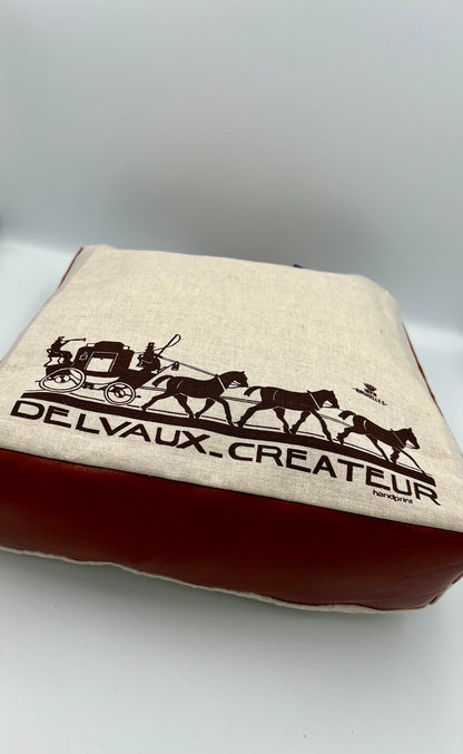 Upcycled Delvaux heritage Tote - 2025 limited Pouliche collection