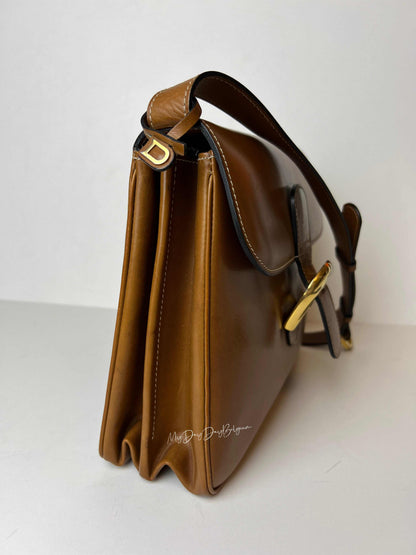 Delvaux Festival Crossbody / Shoulder Bag Camel 1982