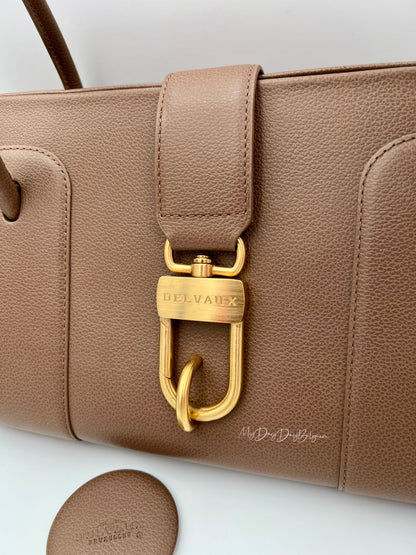 Delvaux Georges Top Handle Taupe 2004