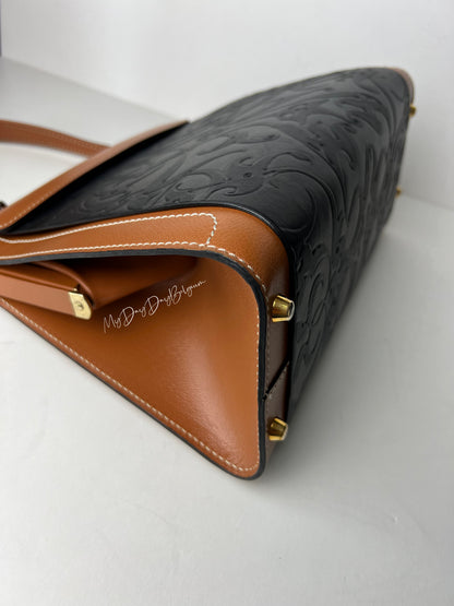 Delvaux Illusion Top Handle Black / Camel 1999
