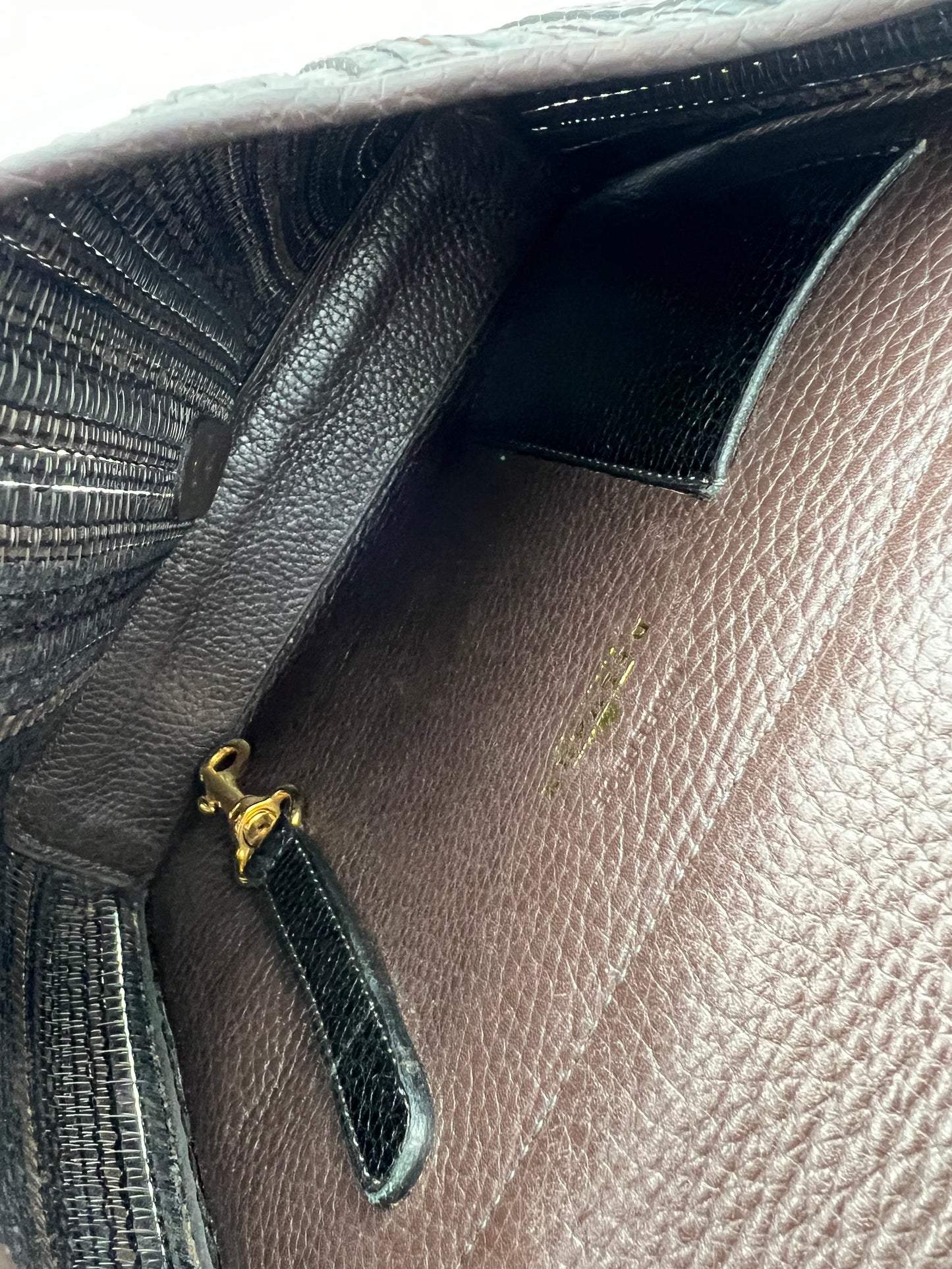 Delvaux toile de cuir 1997