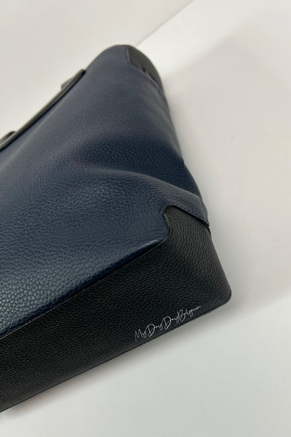 Delvaux Magritte Tote Crossbody / Shoulder Bag Navy Blue 2019