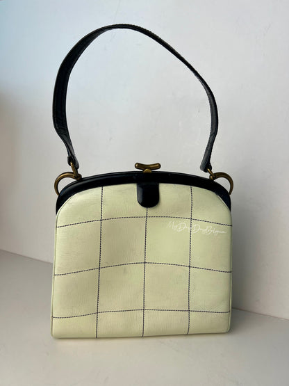 Delvaux Vintage Crossbody / Shoulder Bag White 1957
