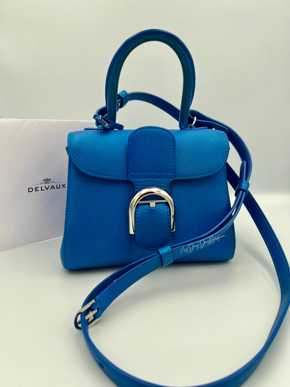 Delvaux Brillant handbag in electric blue