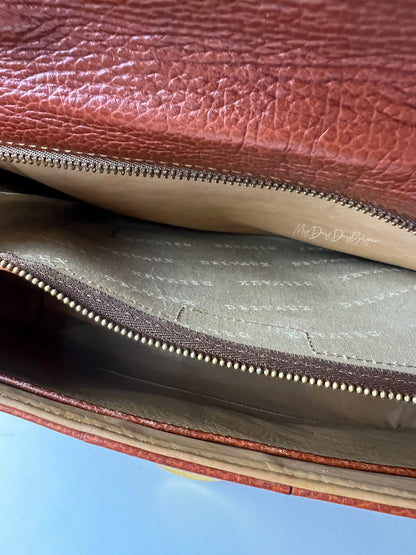 Delvaux Brillant Top Handle Camel 1990's
