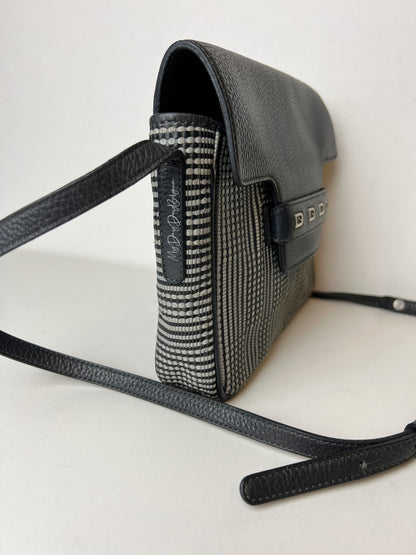 Delvaux Malbec Crossbody / Shoulder Bag Black / Grey 1989