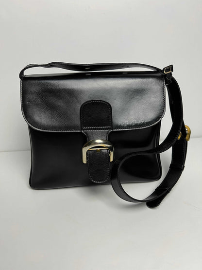 Delvaux Festival Crossbody / Shoulder Bag Black 1971