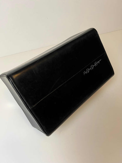 Delvaux Vintage "Doctor Bag" Top Handle Black 1962