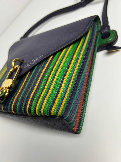 Delvaux vintage Crossbody / Shoulder Bag Green 1999