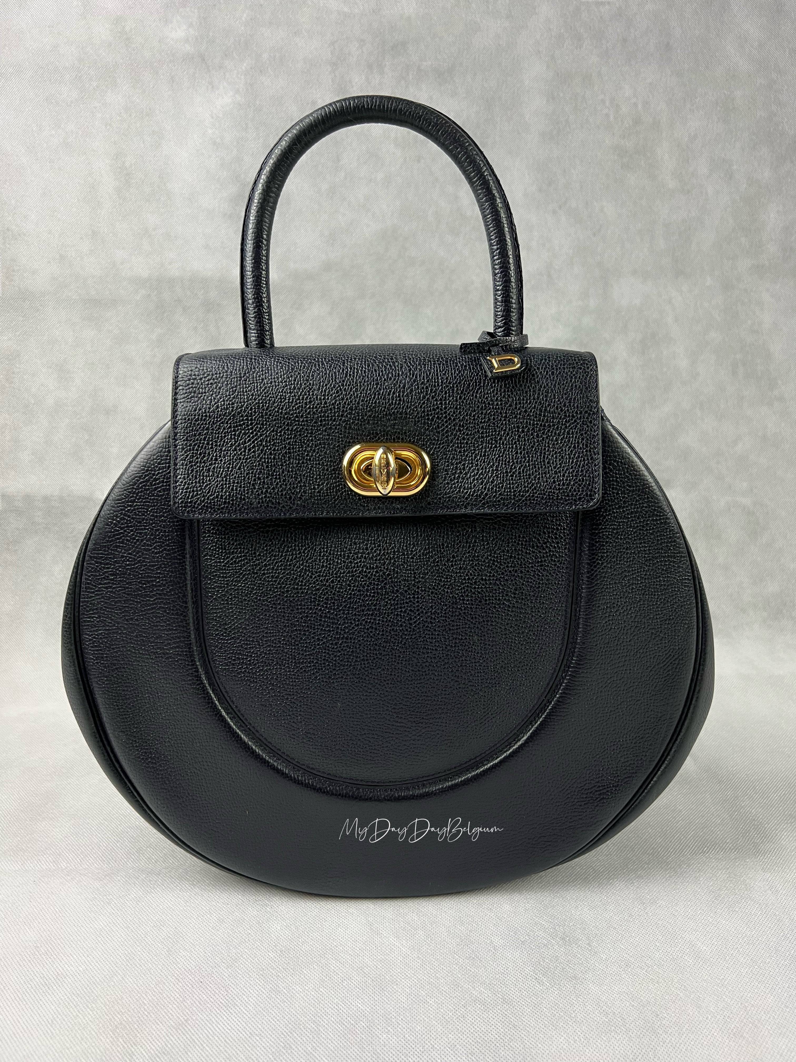 Delvaux Vintage Top Handle Bag 1992 - Luxury Fashion – MyDayDayBelgium