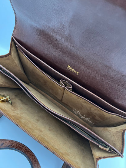 Delvaux ostrich 1976 shoulder/top handle bag