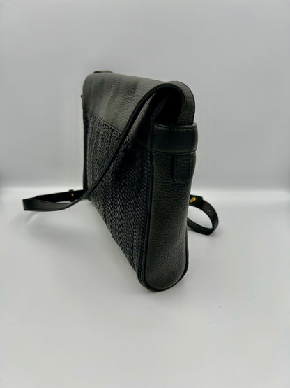 Delvaux Merlot toile de cuir shoulder/crossbody bag MM 1992