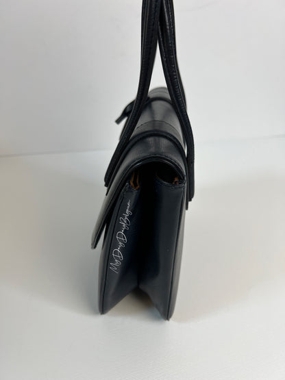 Delvaux Vintage Top Handle Navy 1966