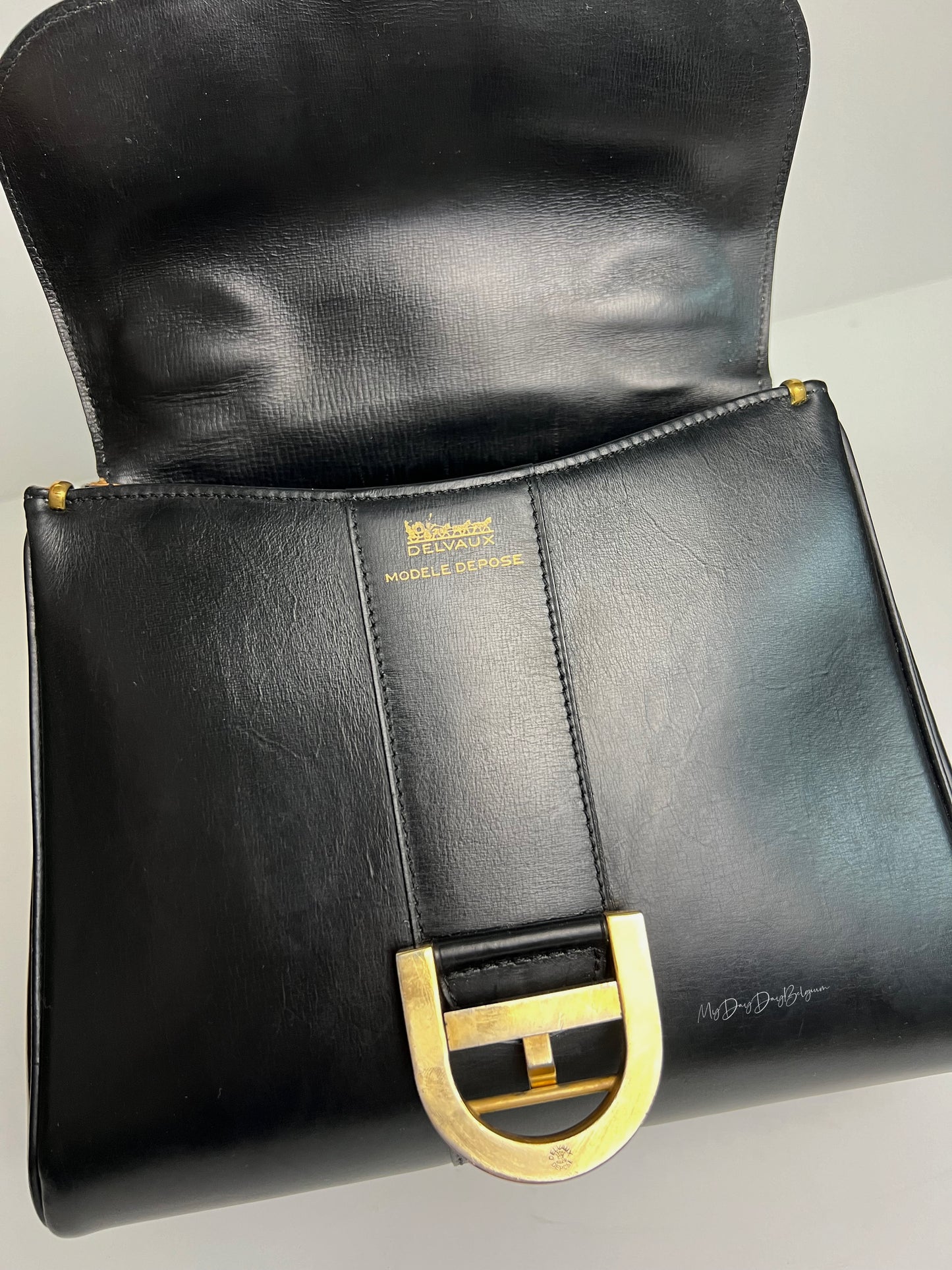 Delvaux Brillant PM 1970s black